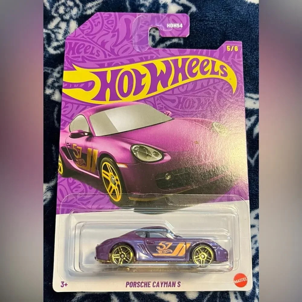NIB! Hot Wheels 57th Anniversary Pearl & Chrome Porsche Cayman S
